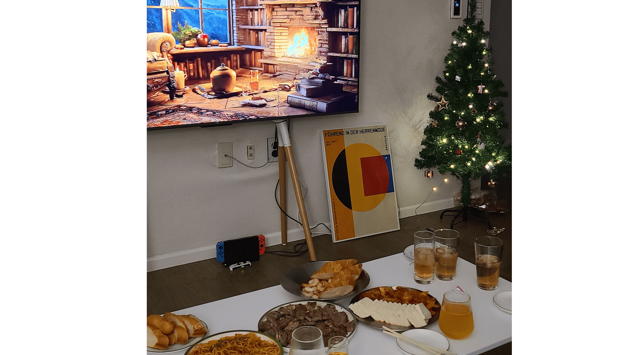 연말 파티 + 취미 중 하나인 요리